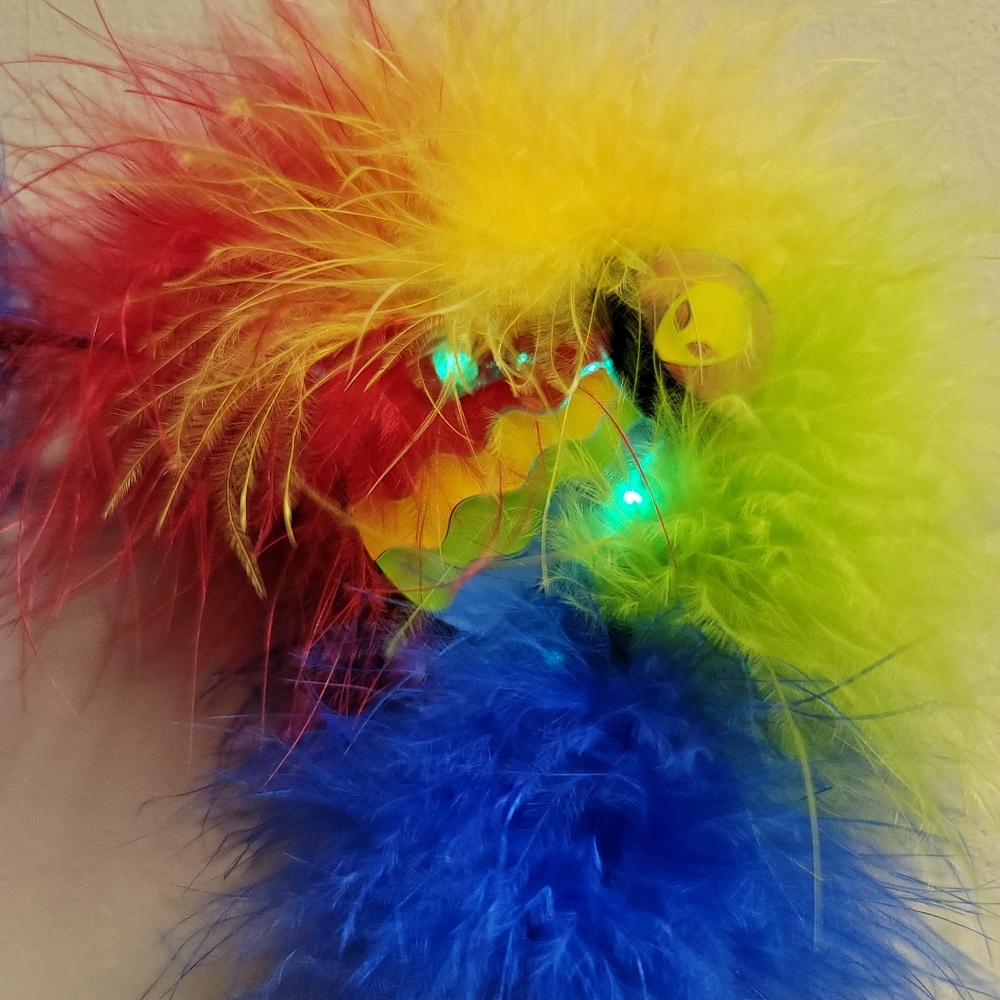 Britts Blossons One Of A Kind Fluff Kitty Ears Rave Festival Edc - Picture 4 of 5
